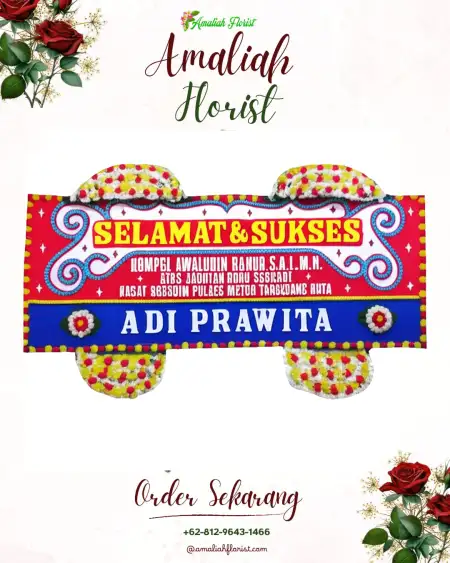 Papan Bunga Ucapan Selamat Melinggih Kelod