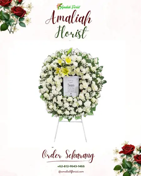 Krans Bunga Duka Melinggih Kelod